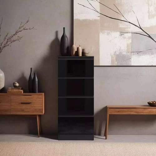 Black drawer chest of - drawer,