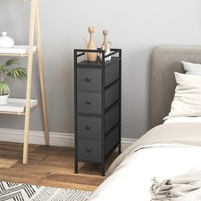 Slim Fabric Chest of Drawers