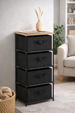 4 Drawer Fabric Chest of