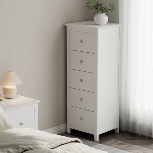 Nairn white drawer tall - 5,