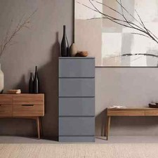 4 Drawer Chest Of Drawers Grey