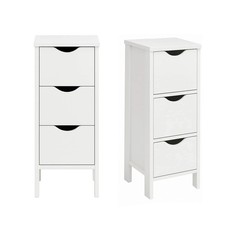 Slim 3 Drawer Bathroom Cabinet
