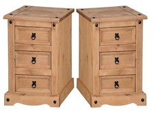 Corona Bedside Cabinet Narrow