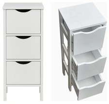 Slim 3 Drawer Bathroom Cabinet