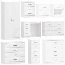 White Chest of Drawers Bedside